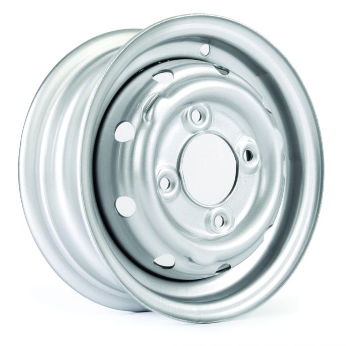 Cooper S 3.5" x 10" Steel Wheel - Silver 