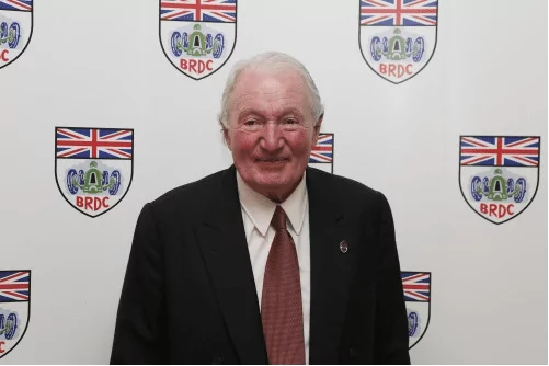 Paddy Hopkirk the President of the British Racing Drivers Club