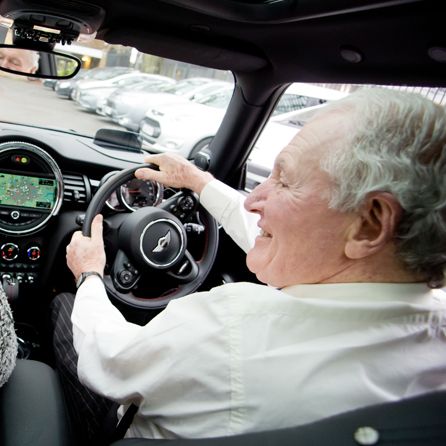 Paddy Hopkirk the Ambassador for Championing Mature Driver Safety for IAM RoadSmart