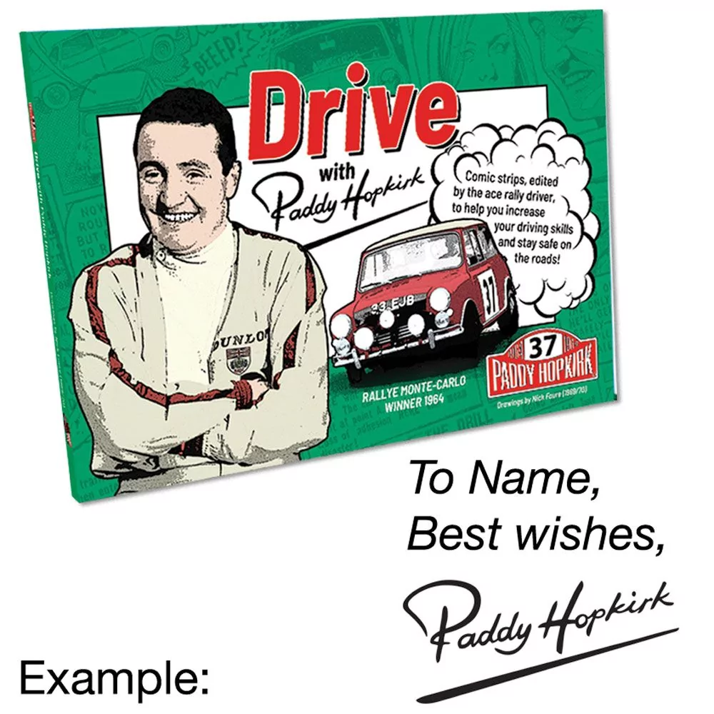 Drive with Paddy Hopkirk Book - Personalised & Signed